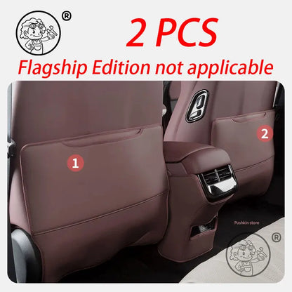 For BYD Seal 7 DMI SEAL 07 DMI 2025 2026 Car Seat Back Anti Kick Pad Interior Anti Dirty Leather Protector pad Car Accessories