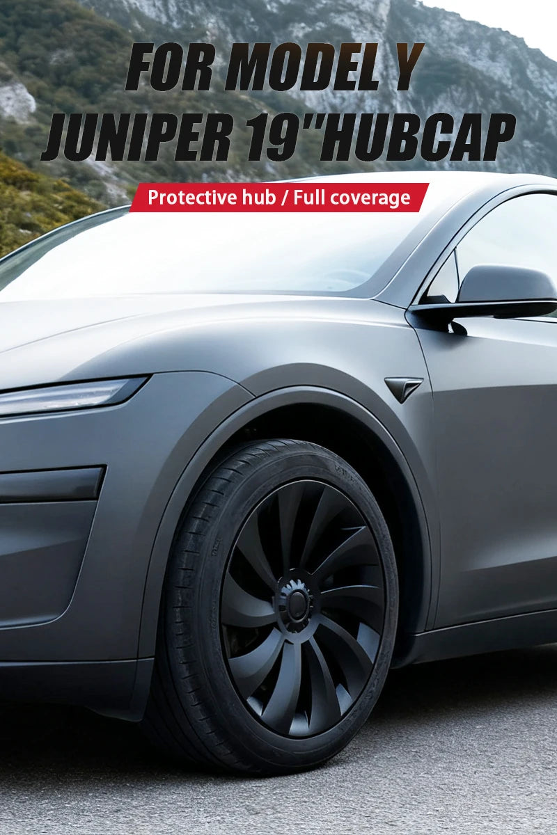 Car Wheel Cover For Tesla New Model Y Juniper 19 Inch Tire Hub Cap Performance Replacement Crossflow Full Rims Accessories 2025