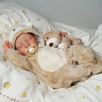 48cm Reborn Baby Dolls Realistic Full Body Silicone Vinyl Alive Sleeping Doll Like Real Already Lifelike Painted Toddler Toys