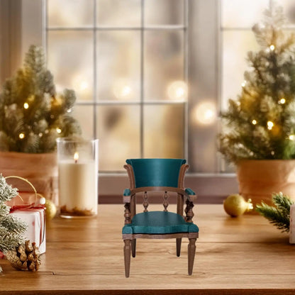 1/12 Crafts Miniature American Chair Set for Diorama DIY Projects Life Scene