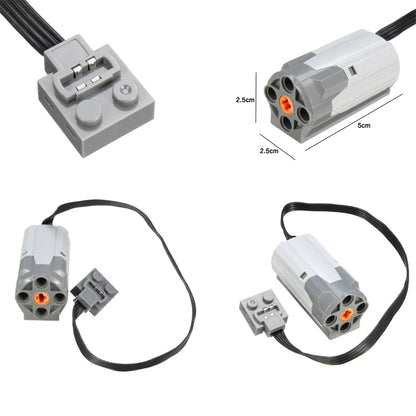 2PCS M Motor Power Functions Group MOC Technical Parts PF Blocks 8883 58120c01 Speed Motor Compatible with Legoeds