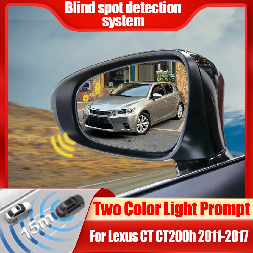 Car Blind Spot Detection System BSD BSA BSM Car Radar Sensors Change Lane Aided Parking For Lexus CT CT200h 2011-2017