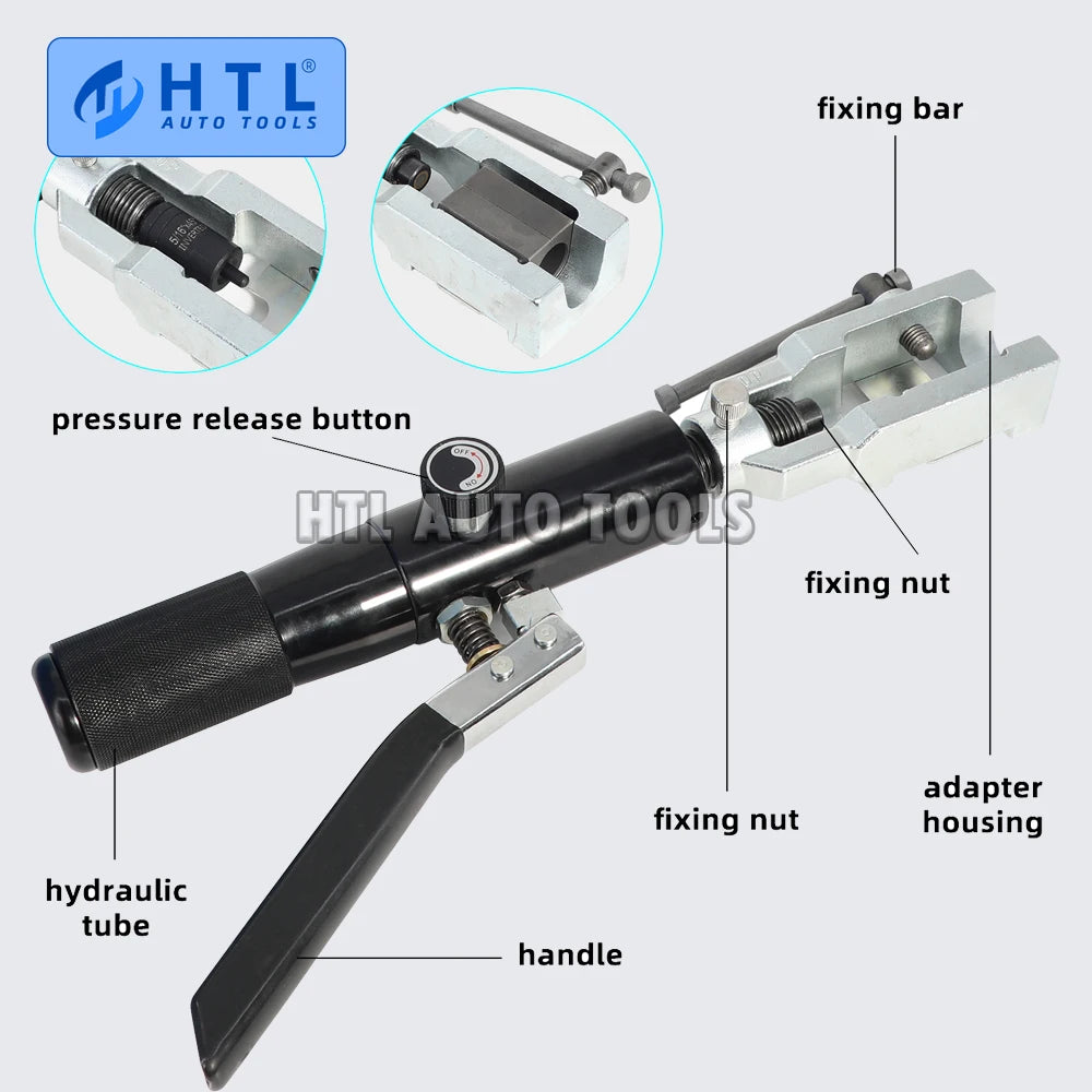 Hydraulic Flaring Tool Kit Universal Brake Flaring Tool Set with Tubing Cutter 45° Double Flaring Tool Kit Brake Line Flaring T