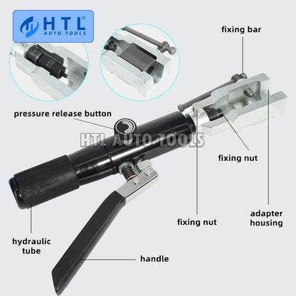 Hydraulic Flaring Tool Kit Universal Brake Flaring Tool Set with Tubing Cutter 45° Double Flaring Tool Kit Brake Line Flaring T
