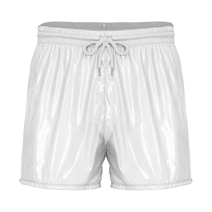 Men Waterproof Jogging Pants Elastic Waistband Track Trousers Long Pants for Dance Workout Beach Cycling Wear Sports Short Pants
