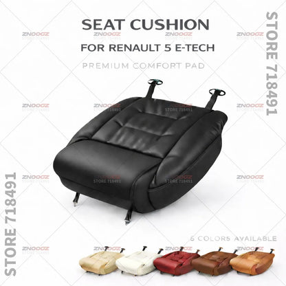 For Renault 5 E-Tech Seat Leg Support Extension Cushion Thigh Support Pillow Memory Foam Leather Extender Interior Accessories