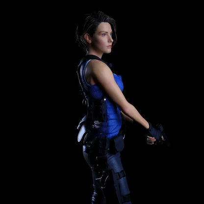 Action Figure 32cm Leon Kennedy Jill Valentine Zombie Hunter Anime Desk Decoration Gk Statue Toys Gift