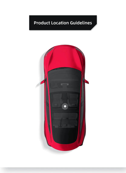 For Tesla Model 3 Highland 2025 Rear Seat Storage Box Below The Rear Air Outlet Rear Seat Organizer Tray Car Accessories 2024