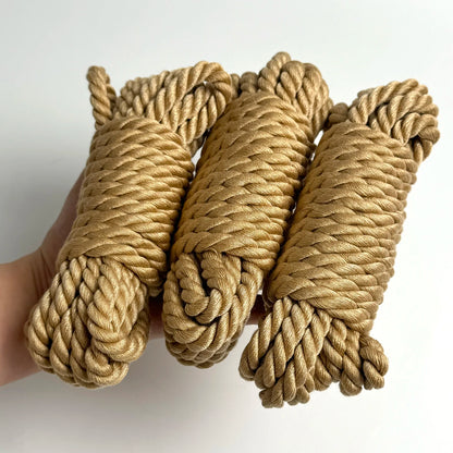 BDSM Bondage Rope Set for Couples Soft Adjustable Restraint with Erotic Knots Play Bedroom Accessories for Adults