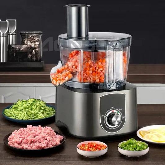 220V Slicing Dicing Shredding Three-in-one Dicing Machine Multi-functional Fruit Vegetable Commercial Vegetable Cutting Machine
