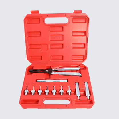 11PCS Valve Seal Removal Tool Disassembly Pliers, Equipped with a Variety of Socket Sizes, Fits Most Engine Valves