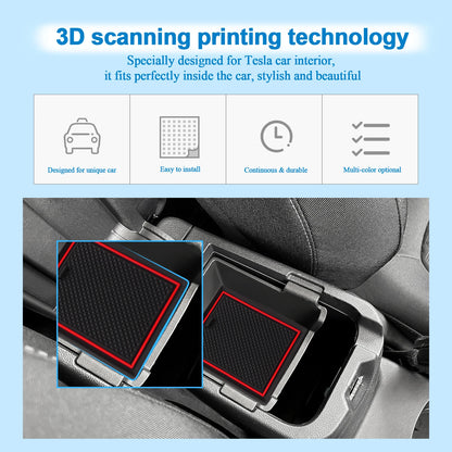 RUIYA for Ford Puma MK2 Puma II 2020-2024 Car Door Groove Mat Ford Puma Anti-slip Slot Pad Auto 2024 Ford Puma MK2 Accessories