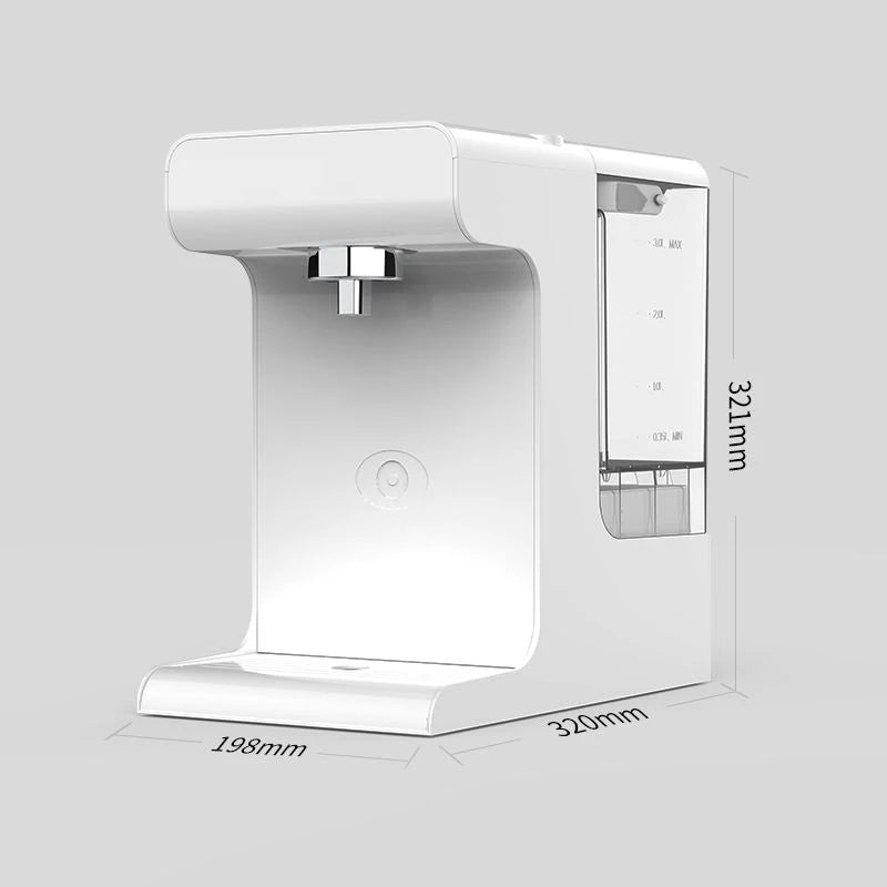 Reverse Osmosis Hydrogen-Rich Water Dispenser 1200PPB Instant-Heat Water Purifier Ready to Drink Desktop Hydrogen Water Machine
