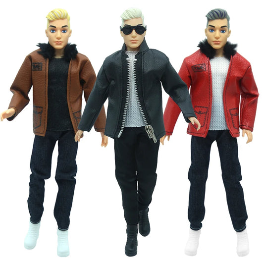 1/6 Male Doll With Clothing Set Homesome Soldier Men Doll  Handmade Clothes Outfit For 29CM Ken Prince Doll