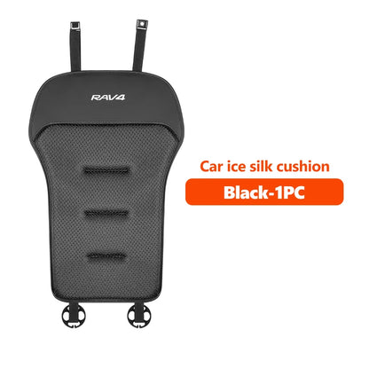 Car Seat Cover Ice Silk Backrest Cushion Rearseat Protector Mat For Toyota RAV4 20 30 XA30 2007 2009 2010 2011 2012 2013 2006