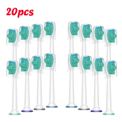 4/8/12/16/20 Pcs ToothBrush Heads for HX6780 HX6781 HX6782 HX6902 HX6910 HX6911 HX9044 HX6074 HX9024 HX6730 HX6062