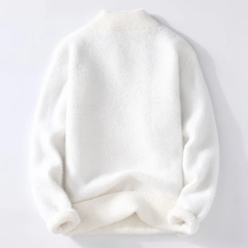 Sweaters men winter korean style mens warm sweater V-neck men sweaters autumn Men's wool pullovers men full size M-XXXL