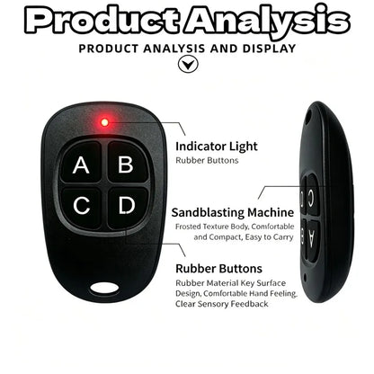433MHz Remote Control Learn Remote Control Learning code 1527 EV1527 For Gate garage door controller Alarm RF 433mhz Receiver