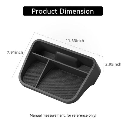 for BYD ATTO3 2025 2026 Car Dashboard Storage Tray Display Screen Rear Storage Box Tray Organizer Accessories