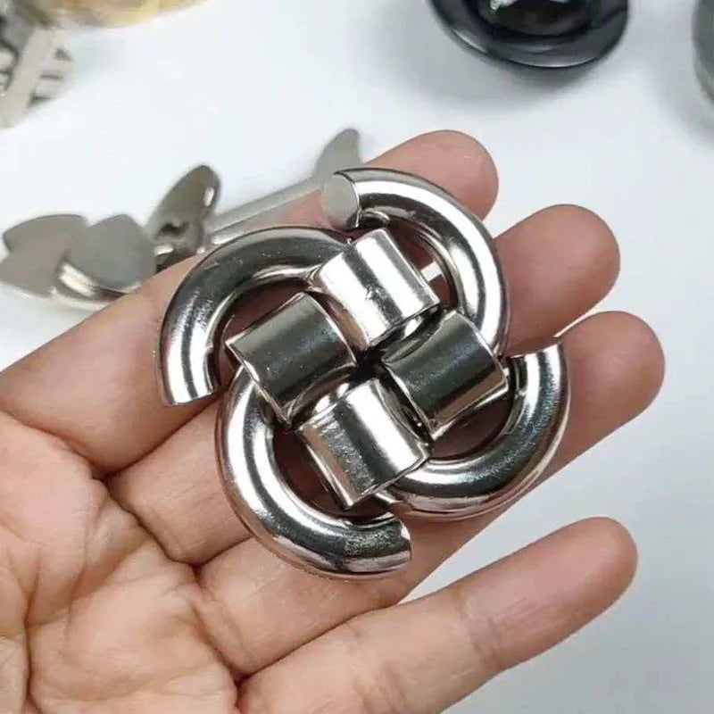 Nian Difficult Metal Brain Teaser Puzzles Steel IQ Games For Kids & Adults Logic Challenges Disentanglement Educational Toys