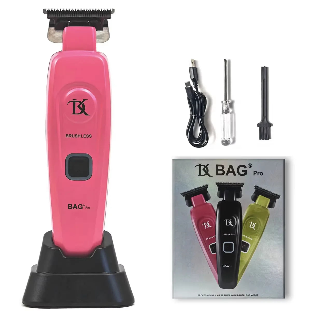 BRDCLIP 7500RPM Brushless Motor Professional Hair Clipper Barber Hair Cutting Machine Kit Salon Hair Trimmer for Men 106 078