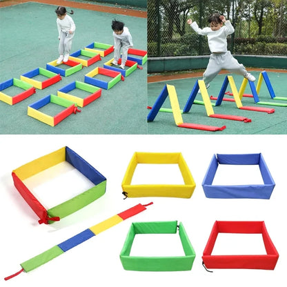 Fun Running Mat Oxford Fabric Roller Learning Team Building Activity Multi person Collaboration Game Youth Adult Outdoor Game
