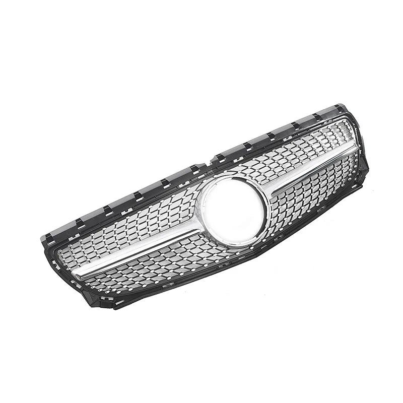 Diamond Front Grille For Mercedes Benz B-Class W246 B180 B200 B220 B250 2012 2013 2014 Grill Replacement Body Kits Auto Parts