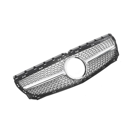 Diamond Front Grille For Mercedes Benz B-Class W246 B180 B200 B220 B250 2012 2013 2014 Grill Replacement Body Kits Auto Parts