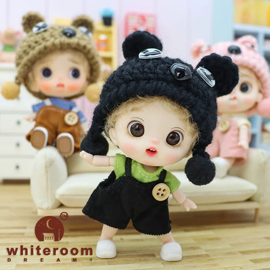 10cm BJD Mini Dolls For Girls Cute Bag Key Pendant Accessories Body Bjd Doll Clothes Toys For Kids Children Baby Holiday Gift