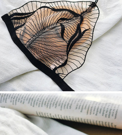 Elegant French Lace Front Closure Bra Set Ultra Thin Breathable Beauty Back Sensual Lingerie Wirefree UK Fit Summer S-XL MOYISU