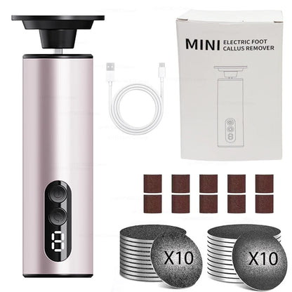 Electric Foot Sandpaper Rechargeable Foot File for Heels Grinding Pedicure Tools Foot Care Tool Dead Hard Skin Callus Remover