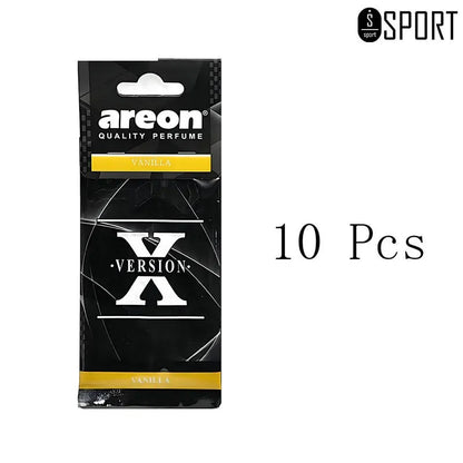 Car Air Refresher Car Suspension Decoration Home  Refresher Natural Tea Paper Vanilla perfume Car Interior Hanging Paper