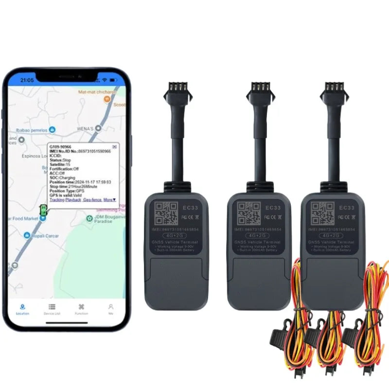 EC33 PURA 4G GPS tracker 3pcs TrackerKing GPS Rastreador 300mah battery With Acc Alarm GPS GSM SMS Locato