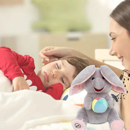 Hide-and-seek Musical Elephant Plush Toy Flapping Ears With Cheerful Songs Elephant Soft Soothing For Babies Gift 2026
