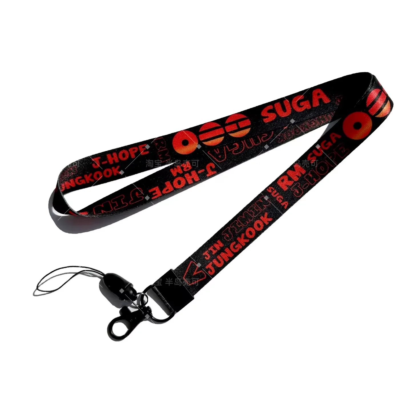 RJINHIT ARIRANG Crossbody Lanyard Adjustable Shoulder Strap Kpop Light Stick Card Holder Bead Chain Fan Concert Merch Gifts