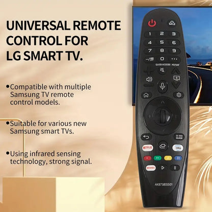 Universal Magic Remote for Smart TV(no/with Voice&Pointer), Replacement for AKB75855501 MR20GA MR21GA MR21GC MR19BA