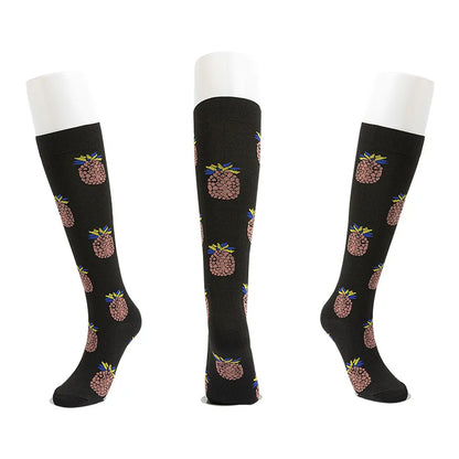 S-XXL Compression Socks Compression Socks for Varicose Vein Calf Riding Socks Stretch Open Toe Knee Socks