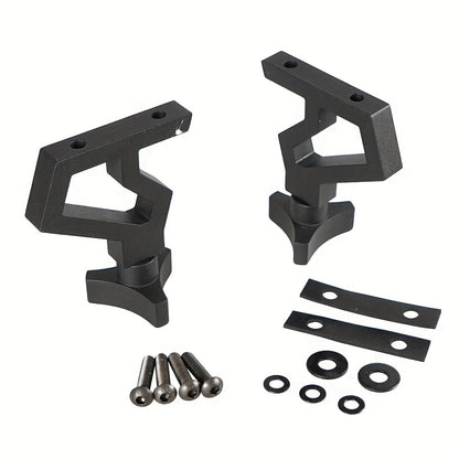 2pcs 11586.04 Jack Mounting Bracket Adjustable 2007-2018 for Jeep Wrangler JK Car Jack Tube Mount Bracket Black