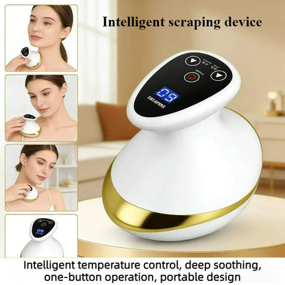Electric Massage Brush, Universal Body Dredging Device, Scraper, Household Abdominal And Back Massager Scraping Device