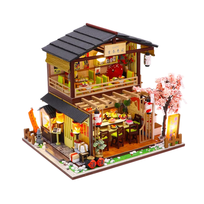 CUTEBEE DIY Dollhouse Wooden Doll Houses Miniature Dollhouse Kit Furniture Casa Music Led Toys for Children Birthday Gift