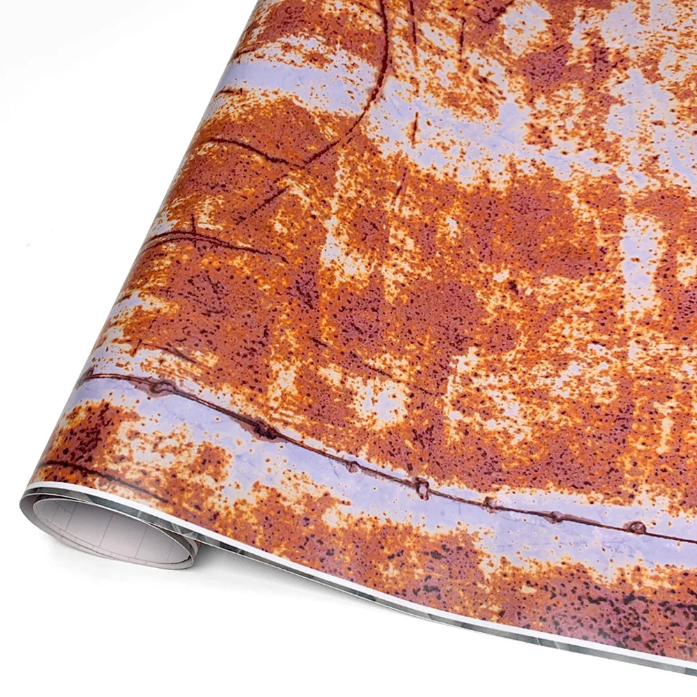 Car Sticker Vinyl Paper for Car Vintage Self-adhesive Film Waterproof Motorcycle Vinyls Rusty Texture Automotive Wrapping Wrap
