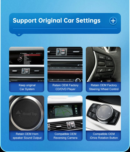 10.25 Inch Linux Display Multimedia Player For BMW Car 5 Series F10 F11 2011-2017 CIC NBT GPS Carplay Touch Screen