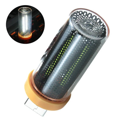 Car USB Night Light Touch Dimmable LED Plug-in Retro Portable Mini Glass Bottle Car Atmosphere Lamp For Bedroom Desk