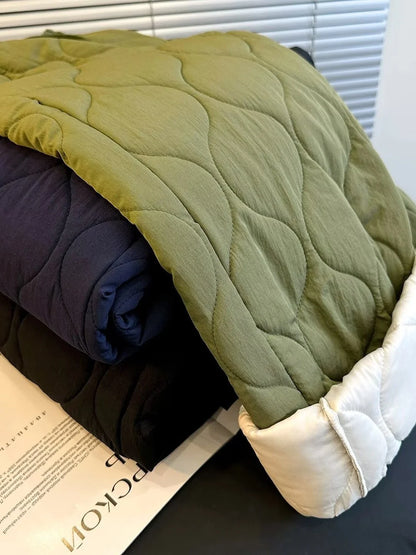 Thickened Cotton Pants for Men Winter Sports Snow Skiing Youth High School Students Anti-Wind And Warm Straight Leg Long Trou...