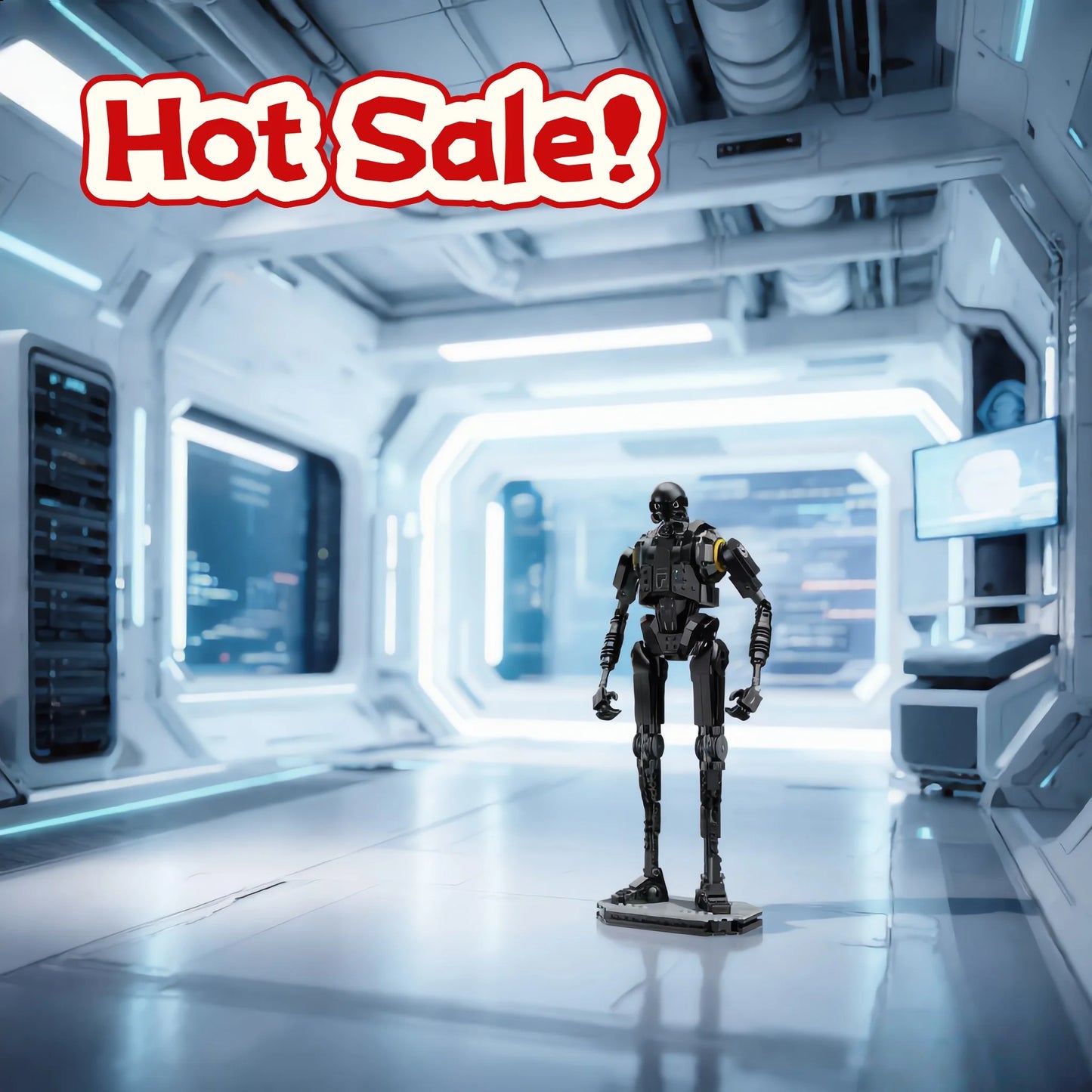 2026 New 845pcs building set Ando K-2SO Interstellar Conflict safety robot creative model building block toy Christmas gift