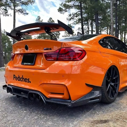 Rear Air Deflector Spoiler Wing Sport Tail Airfoil Tuning Accessories Universal Sedan Cars 125cm Fit Mostly Vehicle MAD Style