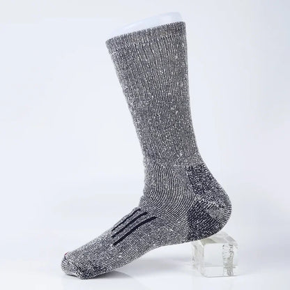 Hiking Socks Merino Wool for Men 80% Merino Wool Ski Socks Winter Thick Thermal Crew Socks Men Walk Warm Anti-Odor