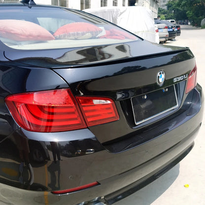 M5 Style Trunk Spoiler For BMW 5 Series F10 F11 2011-2017 Glossy Black Carbon Fiber Rear Lip Wing Boot Lid