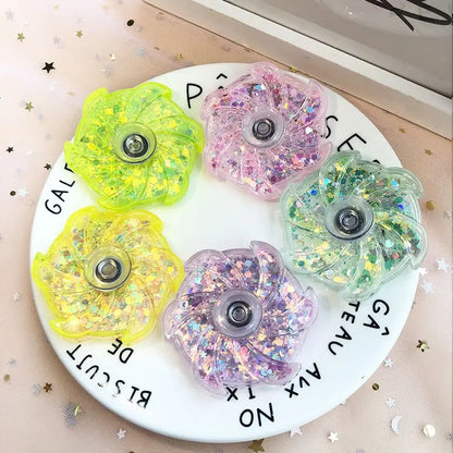Extreme Fingertip Flowing Sand Fidget Spinner, Cool Cartoon, Fun Gift Toy for Giving on Birthdays