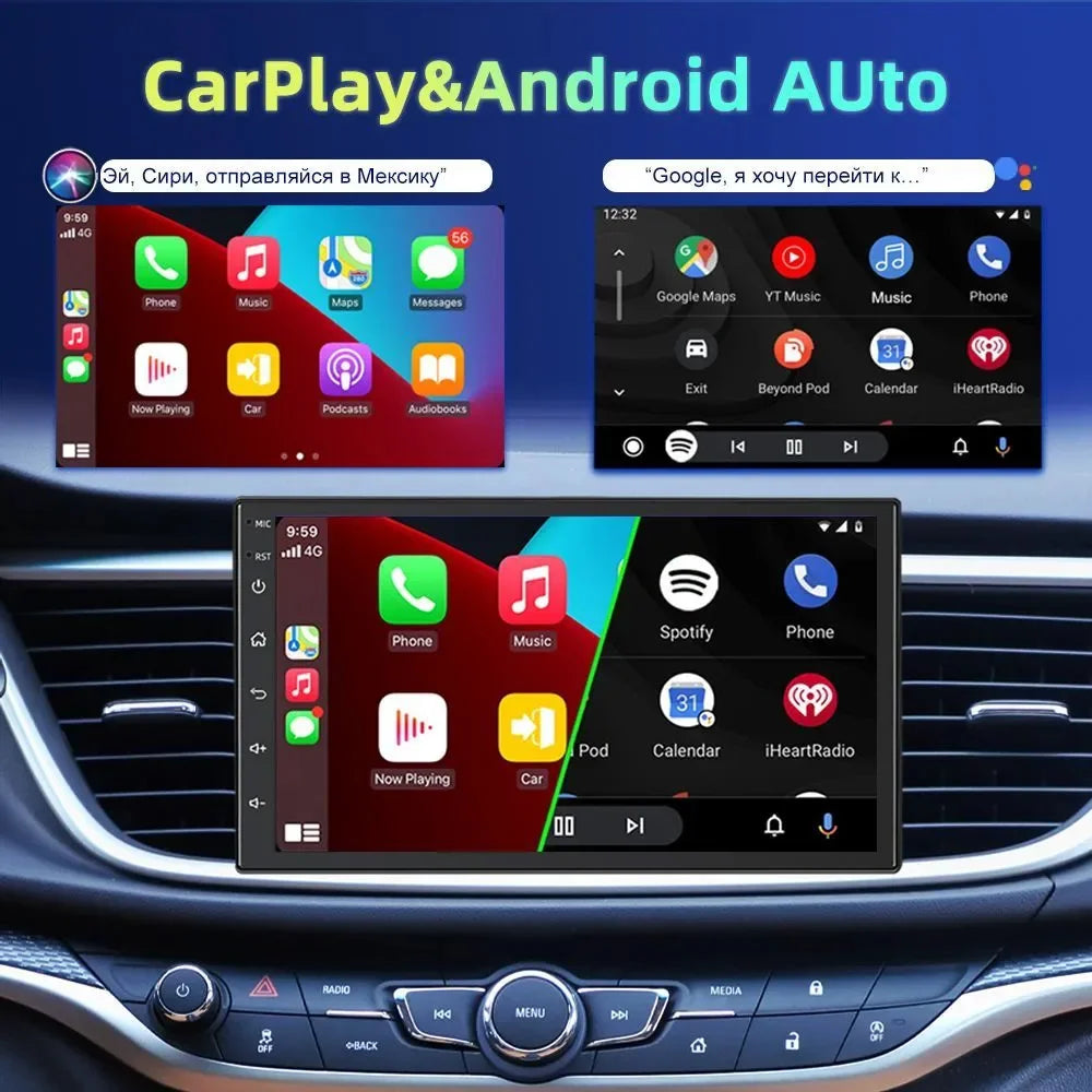 7" 6+128GB For Nissan Navara D40  2005-2015  Car Stereo Radio Apple CarPlay Android 15 Head Unit FM GPS Reversing Image